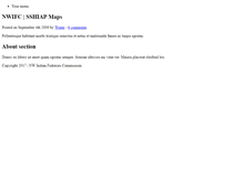 Tablet Screenshot of maps.nwifc.org